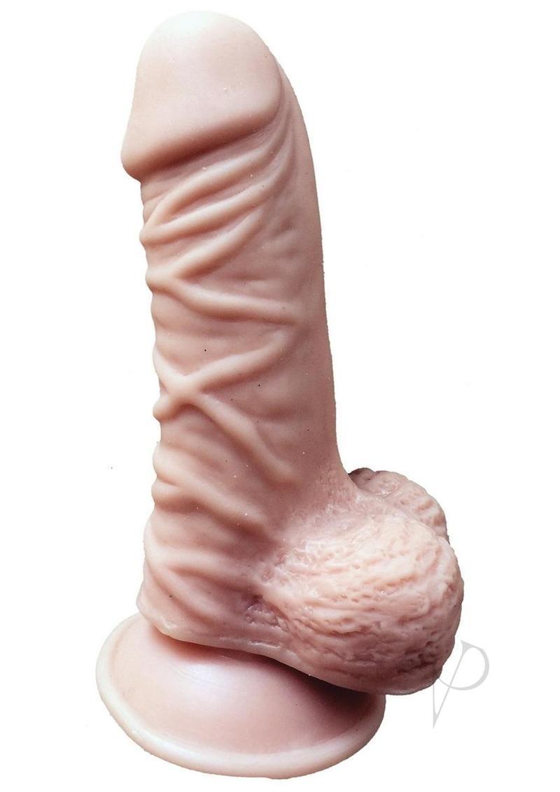 Skinsations Cuddle Bear Dildo Silicone 5.5in - Vanilla