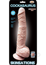 Skinsations Cocksaurus Dildo Silicone 11in - Vanilla