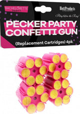 Bachelorette Party Pecker Party Confietti Gun Refills 4 Each Per Pack