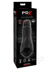 PDX Elite Vibrating Roto-Teazer Masturbator - Black