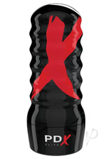 PDX Elite Ass-Gasm Vibrating Kit Masturbator with Bullets - Pussy - Vanilla/Black