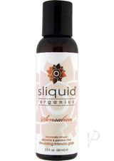 Sliquid Organics Sensations Botanically Infused Stimulating Intimate Glide Lubricant 2oz