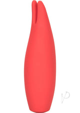 Red Hot Flare USB Rechargeable Silicone Massager - Red
