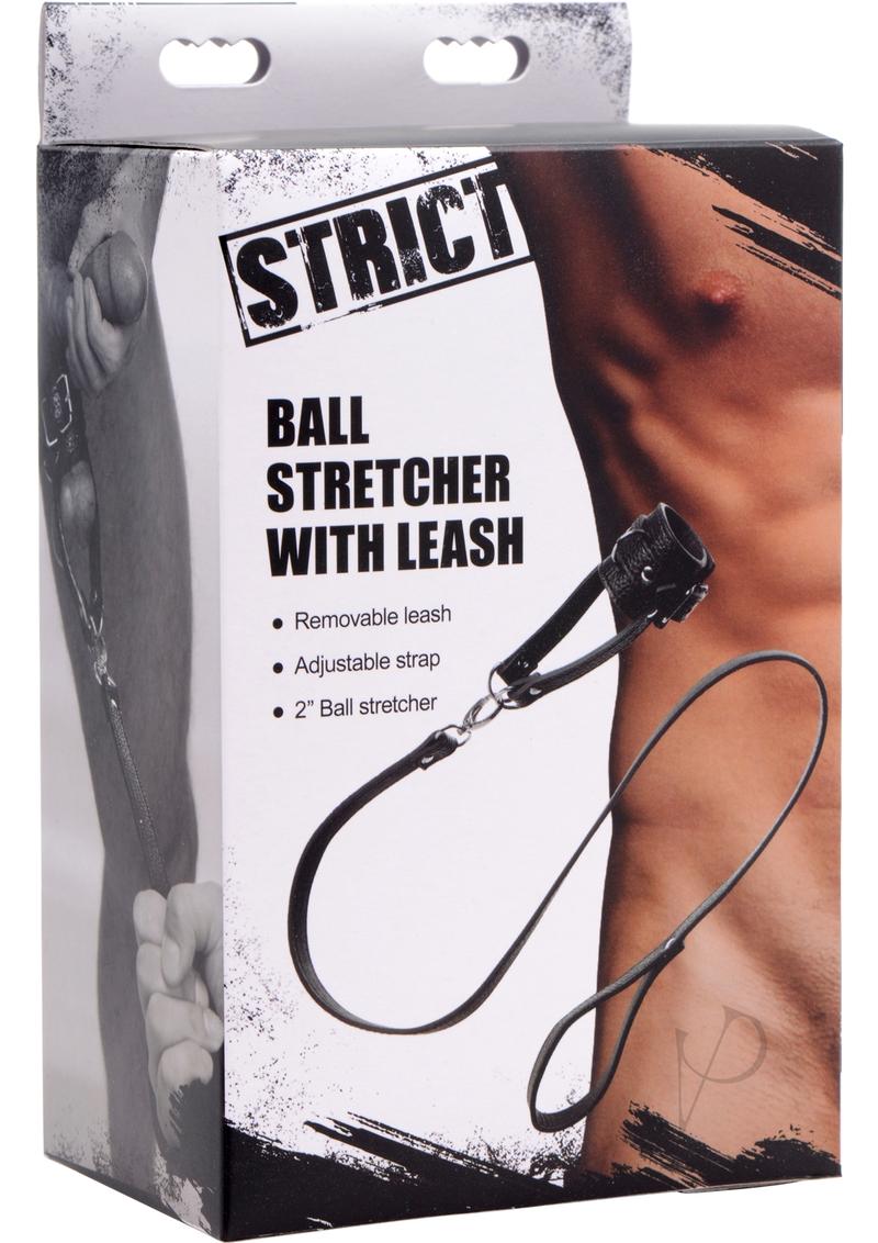 Strict Ball Stretcher with Leash - Black