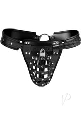 Strict Safety Net Male Chastity Belt - Black