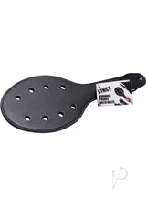 Strict Deluxe Rounded Paddle with Holes - Black