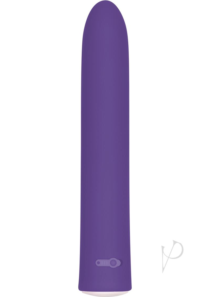 7 Function Rechargeable Slim Vibrator - Purple