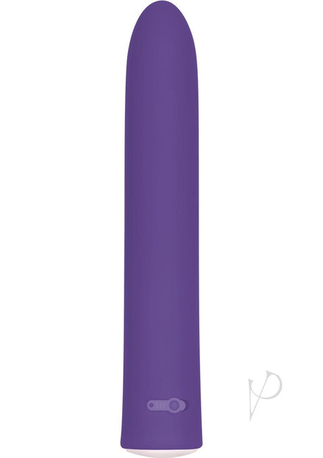 7 Function Rechargeable Slim Vibrator - Purple