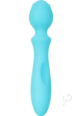 Pocket Wand Rechargeable Silicone Wand Massager - Aqua