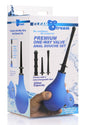 CleanStream Premium One-Way Valve Anal Douche Set - Blue