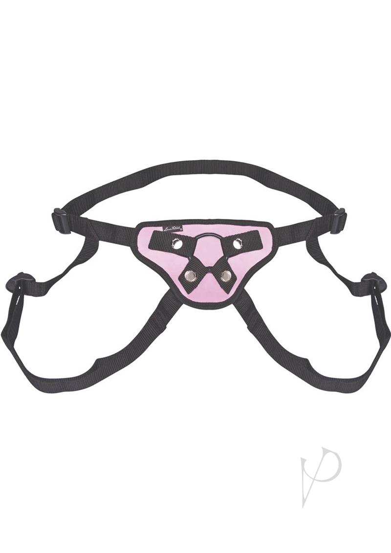 Lux Fetish Pretty In Pink Strap-On Harness Adjustable