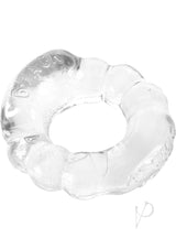 Oxballs Atomic Jock `The 6 Pack` Sport Cock Ring - Clear