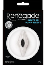 Renegade Universal Pump Sleeve - Vagina - Clear