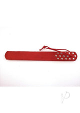 Rouge Leather Three Flap Paddle - Red