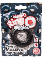 RingO Biggies Cock Ring Waterproof - Black