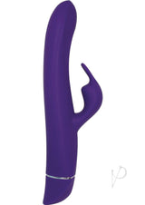 Ovo K6 Flickering Silicone Rabbit Vibrator - Purple