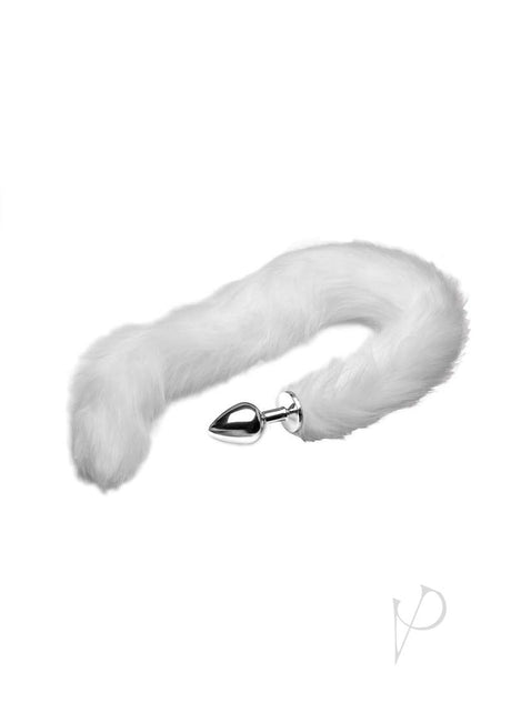 Tailz Extra Long Arctic Mink Tail - White