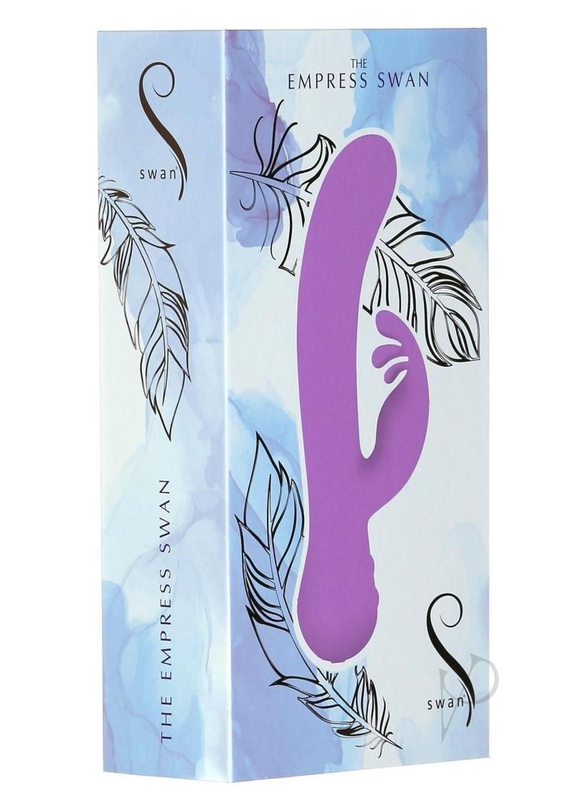 Swan The Empress Swan Special Edition Rechargeable Silicone Vibrator - Purple