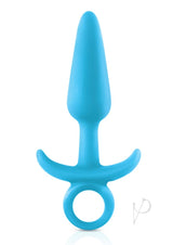 Firefly Prince Silicone Butt Plug Glow In The Dark - Blue