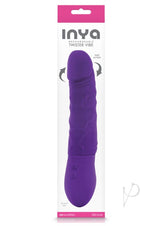 Inya Twister Silicone Rechargeable Vibrator - Purple