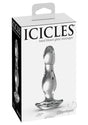 Icicles No 72 Glass Anal Plug - Clear