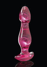 Icicles No 73 Beaded Glass Anal Plug - Pink