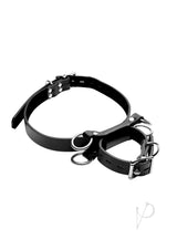 Strict Frog Tie Kneeling Bondage Restraint System - Black