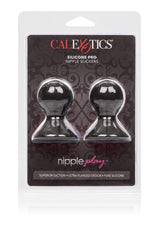 Nipple Play Silicone Pro Nipple Suckers - Black