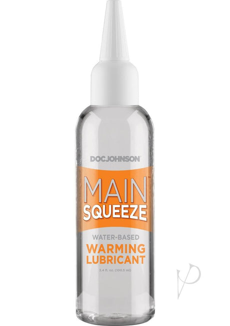 Main Squeeze Warming Water Based Lubricant 3.4oz