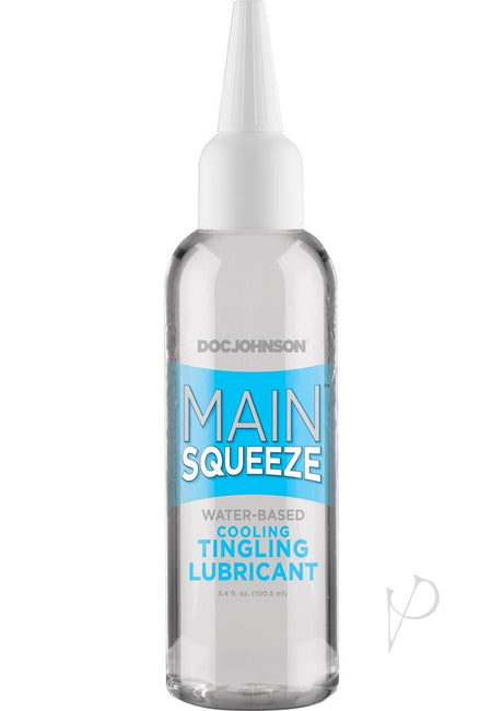 Main Squeeze Cooling Tingling Water Based Lubricant 3.4oz