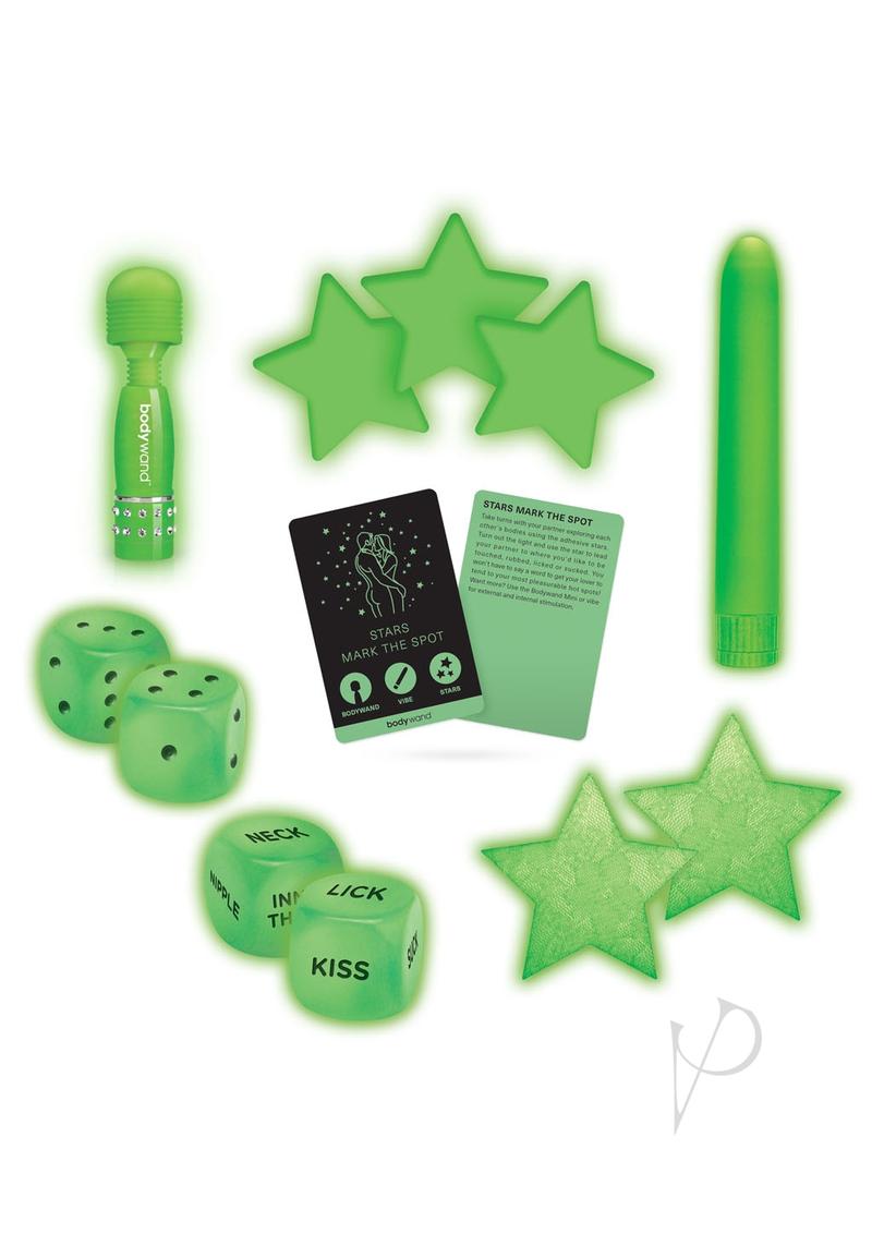 Bodywand Card Game Glow In The Dark (7 piece set) - Green