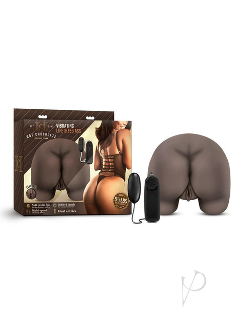Hot Chocolate Luscious Tiana Vibrating Life Sized Masturbator - Pussy and Ass - Chocolate