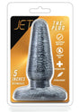 Jet The Plug Butt Plug- Carbon Metallic Black