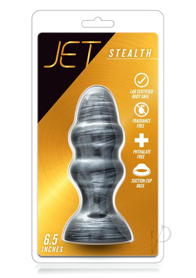 Jet Stealth Butt Plug - Carbon Metallic Black