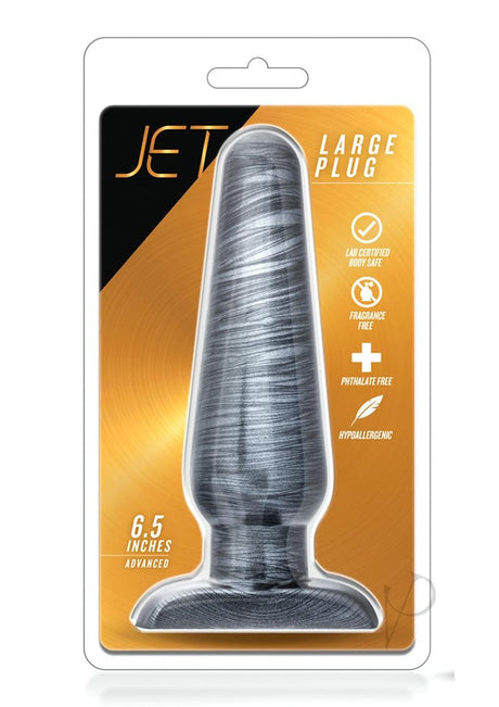 Jet Plug Butt Plug - Large - Carbon Metallic Black