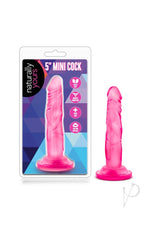 Naturally Yours Mini Dildo 5.75in - Pink