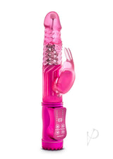 Sexy Things Romping Beaded Rabbit Vibrator - Fuchsia