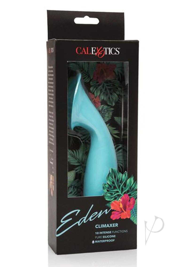 Eden Climaxer Silicone Clitoral Vibrator Waterproof 6.25in - Blue