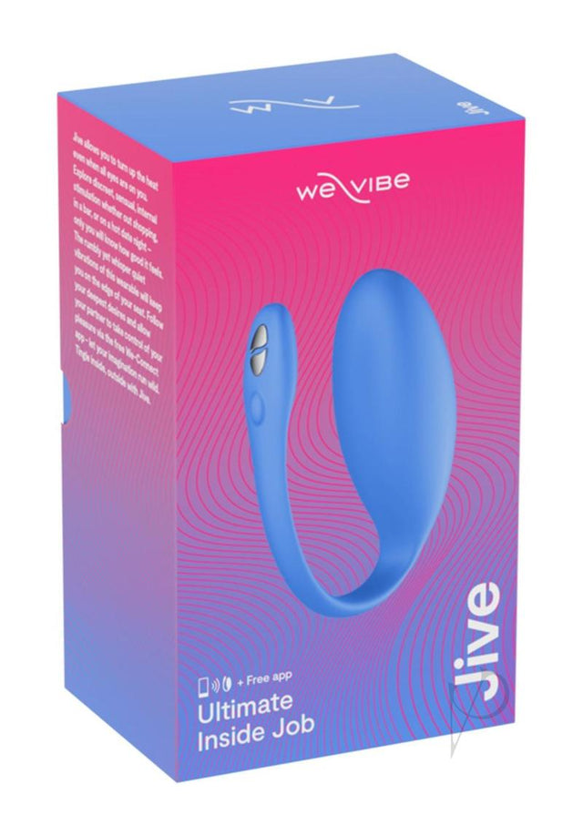 We-Vibe Jive Silicone Rechargeable Remote Control Wearable G-Spot Vibrator -  Blue