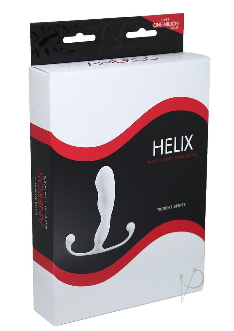 Trident Series Helix Male G Spot Stimulator White