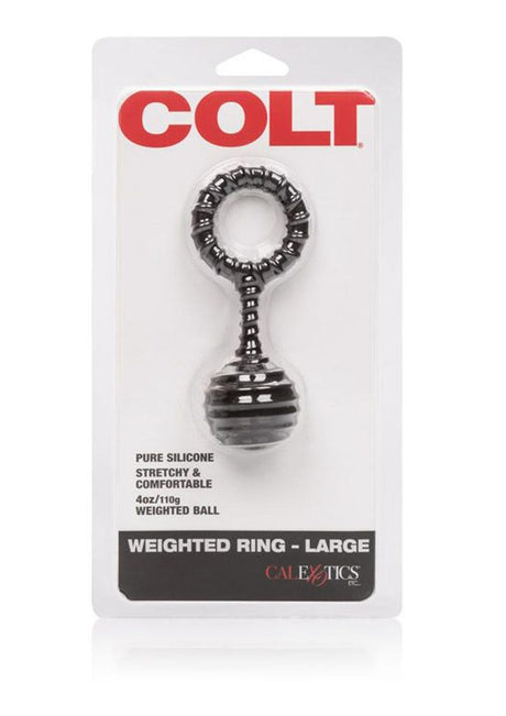 COLT Weighted Ring Large Silicone - Black