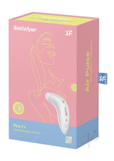 Satisfyer Pro 1+ Vibration Pressure Clitoral Stimulator USB Rechargeable Waterproof 5.11in - White