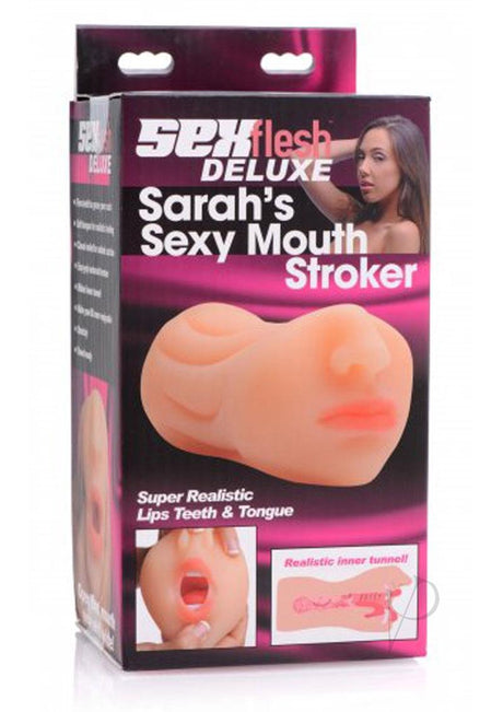 Sexflesh Sarah's Sexy Mouth Stroker