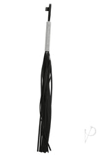 Sex and Mischief Sparkle Flogger 31in - Black