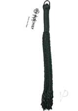 Sex and Mischief Shadow Rope Flogger - Black