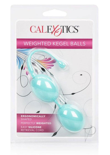 Weighted Kegel Balls Silicone with Retrieval Cord - Teal