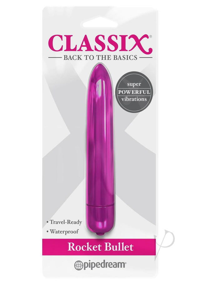 Classix Vibrating Rocket Bullet - Pink