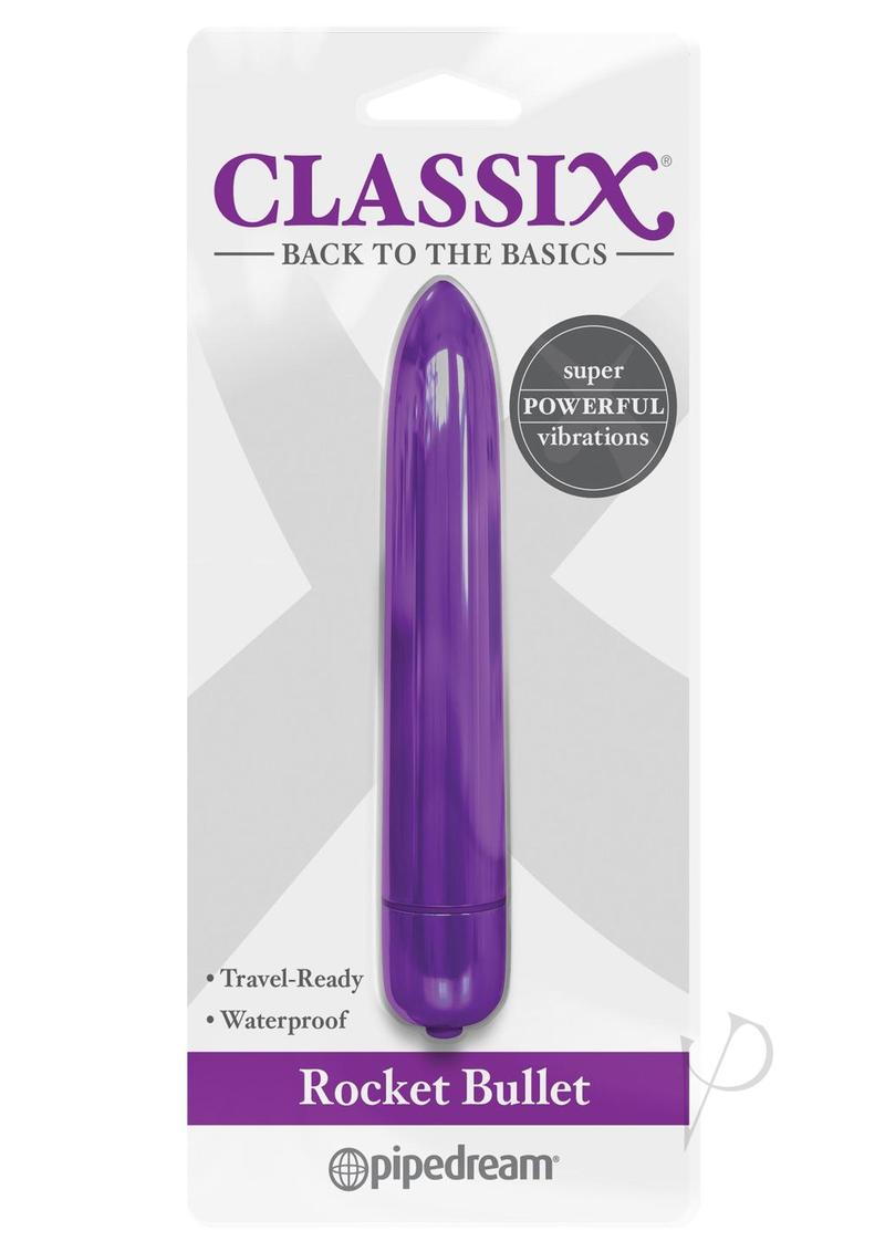 Classix Vibrating Rocket Bullet - Purple