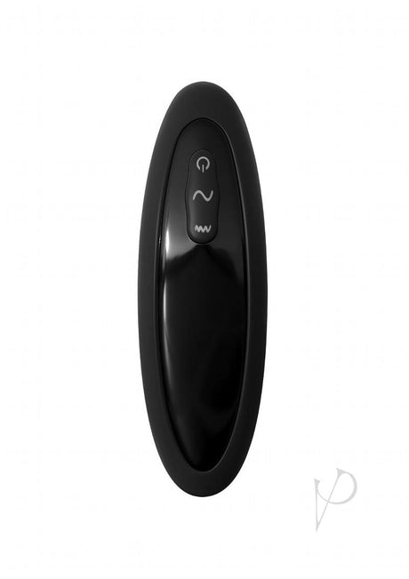 Anal Fantasy Elite Silicone Rechargeable P-Motion Massager Waterproof - Black