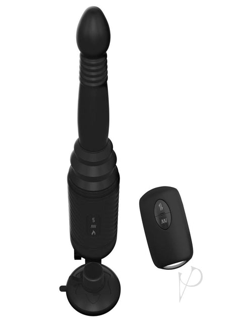 Anal Fantasy Elite Collection Vibrating Ass Thruster Silicone Anal Probe - Black